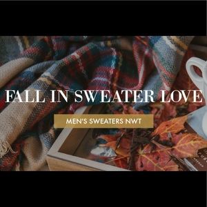 Men’s Sweaters and Shoes NWT